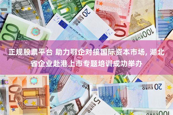 正规股票平台 助力鄂企对接国际资本市场, 湖北省企业赴港上市专题培训成功举办