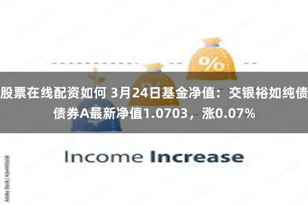 股票在线配资如何 3月24日基金净值：交银裕如纯债债券A最新净值1.0703，涨0.07%