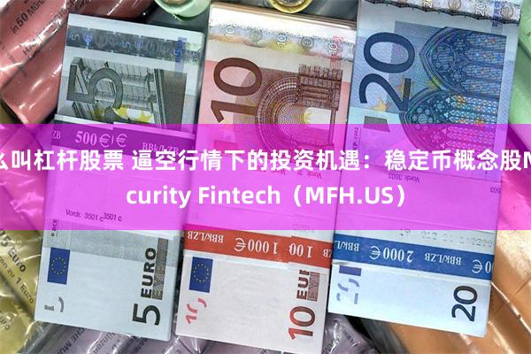 什么叫杠杆股票 逼空行情下的投资机遇：稳定币概念股Mercurity Fintech（MFH.US）
